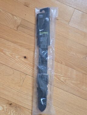 Nike Black Adjustable Web Baseball Belt with Buckle